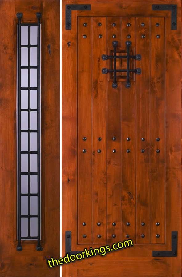 sw70 knotty alder with one sw 51 sidelite